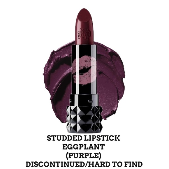 KVD STUDDED LIPSTICK - EGGPLANT - Picture 1 of 16